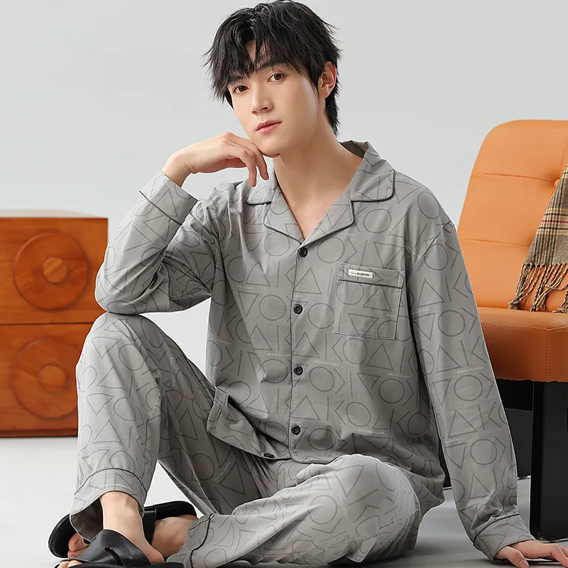UAVAE Men Pajama Sets-7