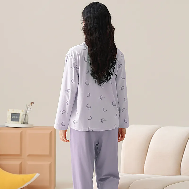 UAVAE Pajama Set Women's Laurel Purple-1
