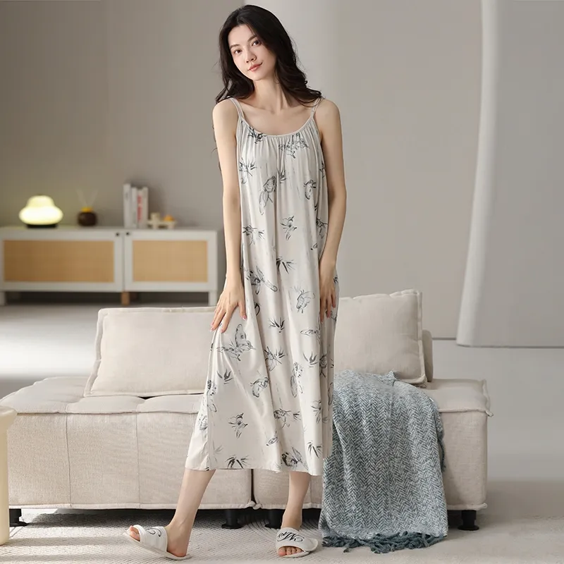 UAVAE Nightgown Women's Lotus Color-2