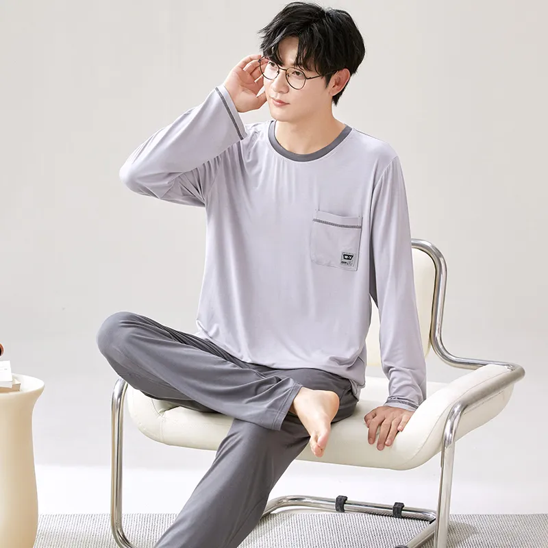 UAVAE Men Pajama Sets-3