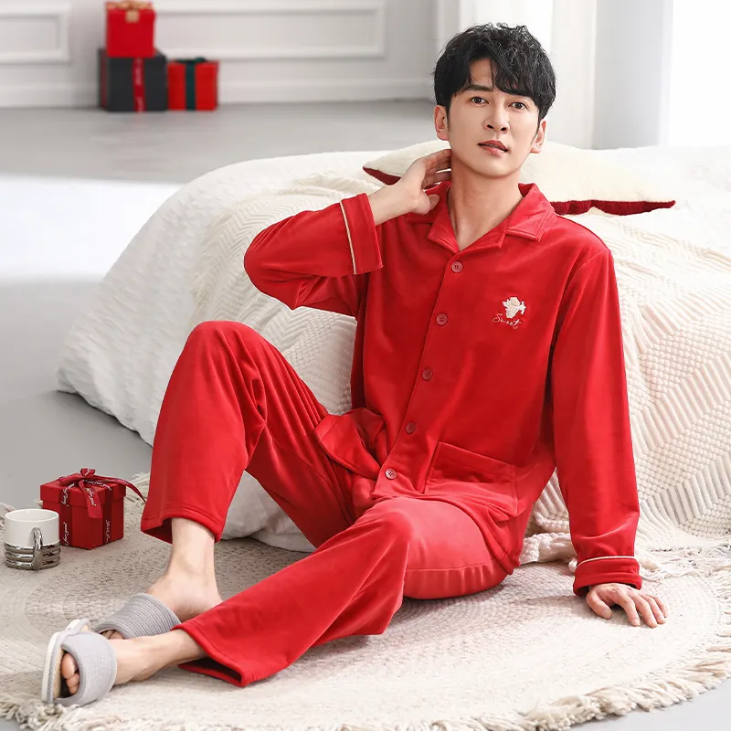 UAVAE Men Pajama Sets-3