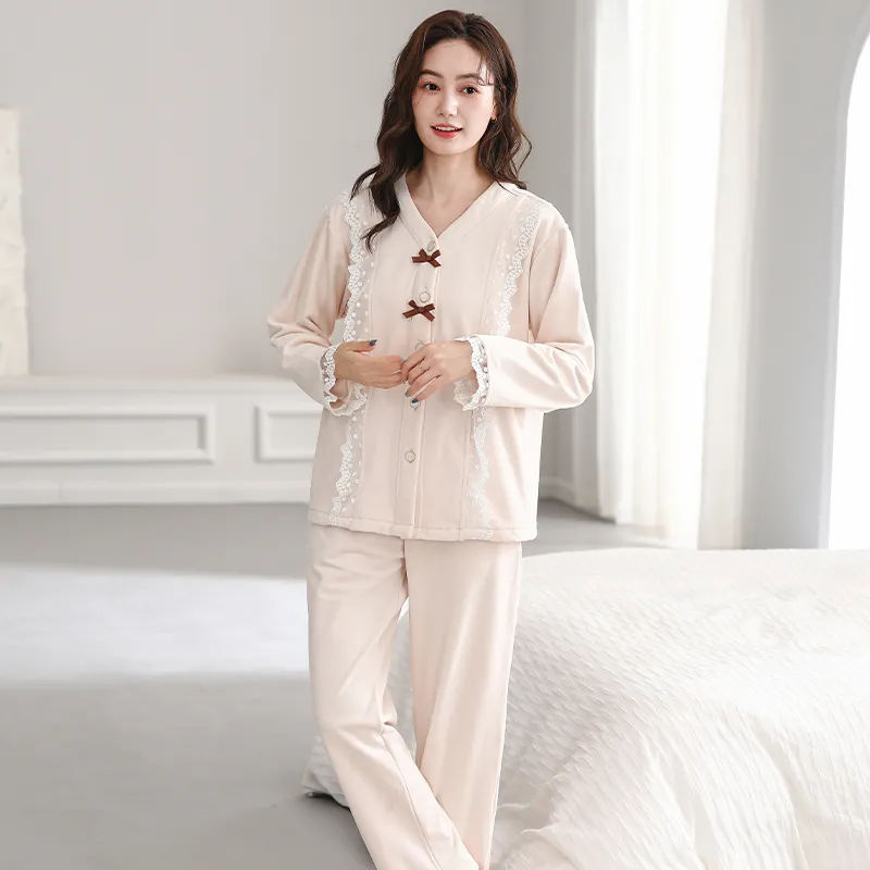 UAVAE Pajama Set Women's Image Color-5