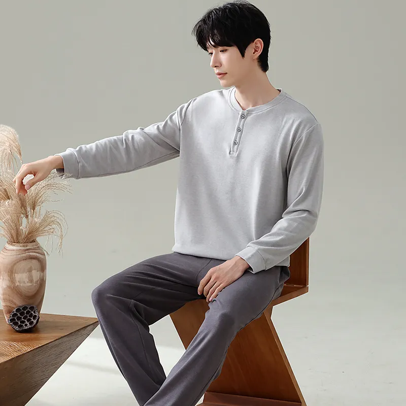 UAVAE Men Pajama Sets-3