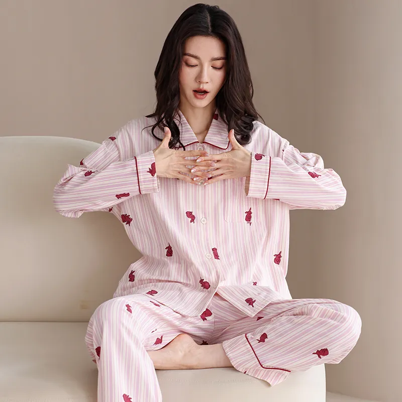 UAVAE Pajama Set Women's Image Color-4