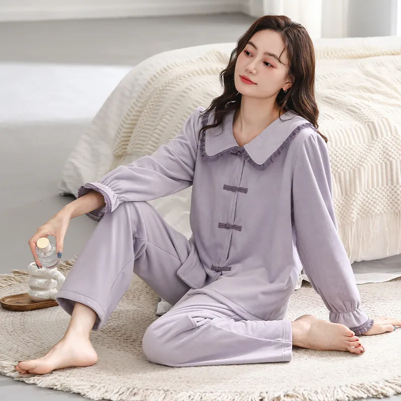 UAVAE Pajama Set Women's Image Color-3