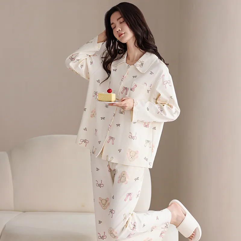 UAVAE Pajama Set Women's Image Color-6
