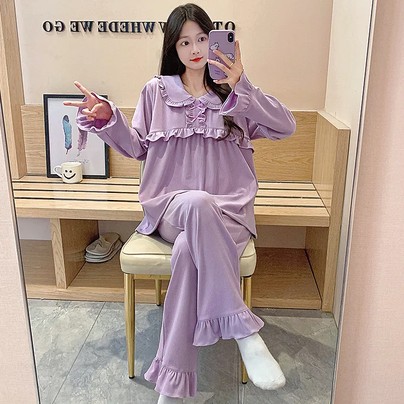 UAVAE Pajama Set Women's Image Color-5