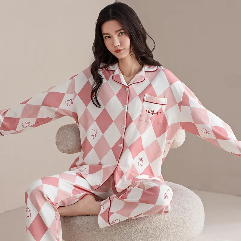 UAVAE Pajama Set Women's Image Color-2