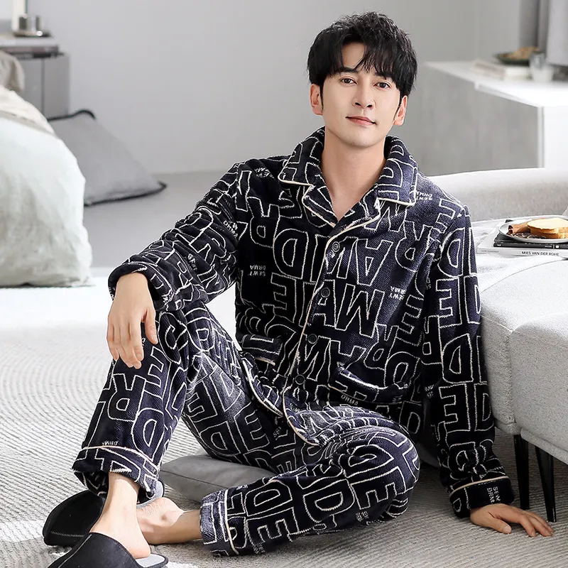 UAVAE Men Pajama Sets-4