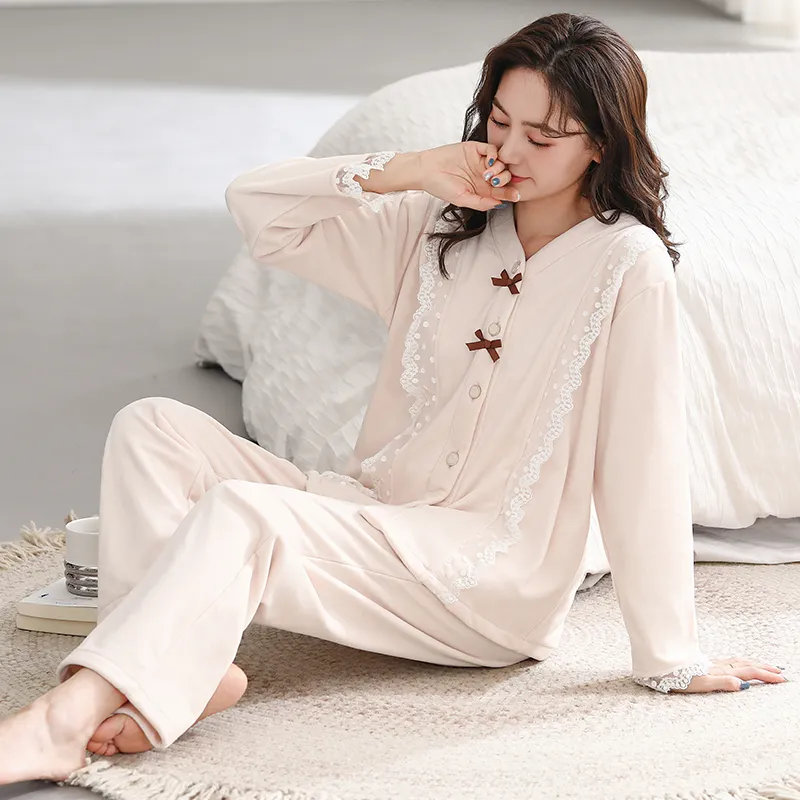 UAVAE Pajama Set Women's Image Color-3