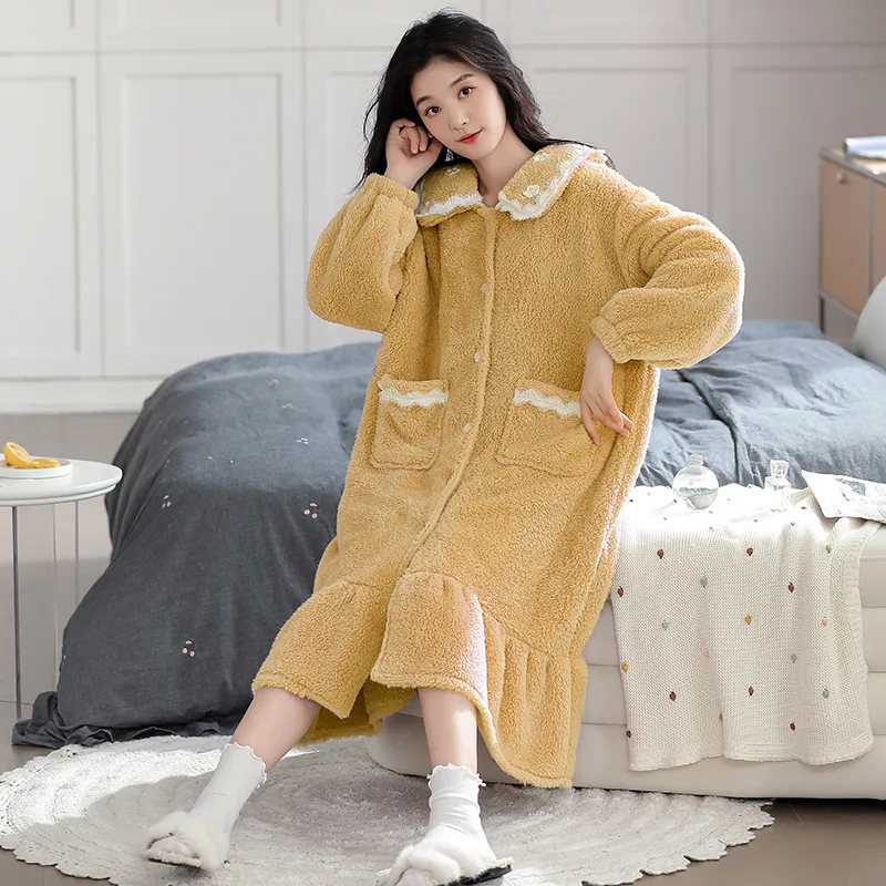 UAVAE Women's Bath Robes-5