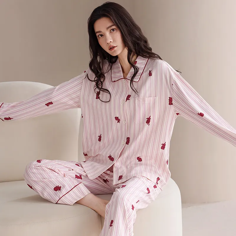 UAVAE Pajama Set Women's Image Color-5