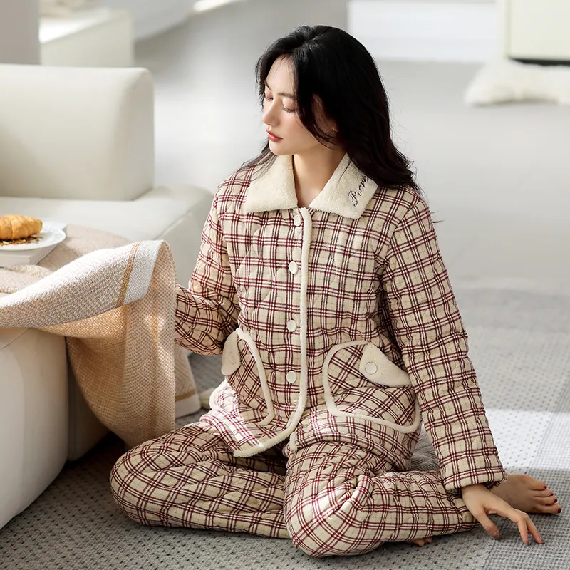 UAVAE Pajama Set Women's Image Color-5