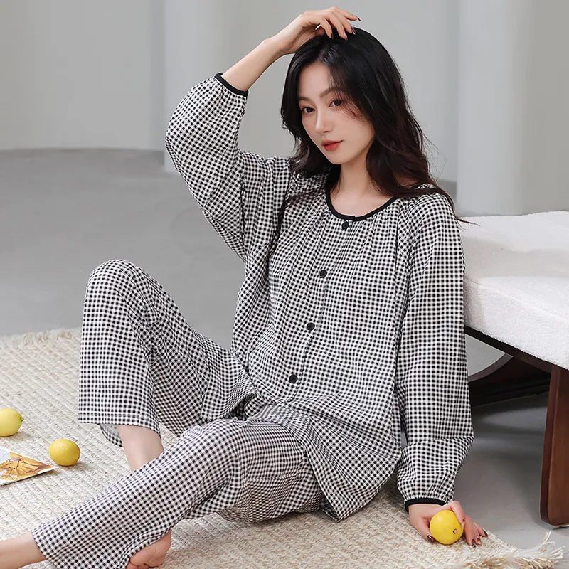 UAVAE Pajama Set Women's Image Color-2
