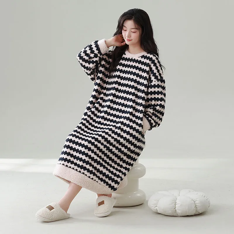 UAVAE Nightgown Women's Image Color-5