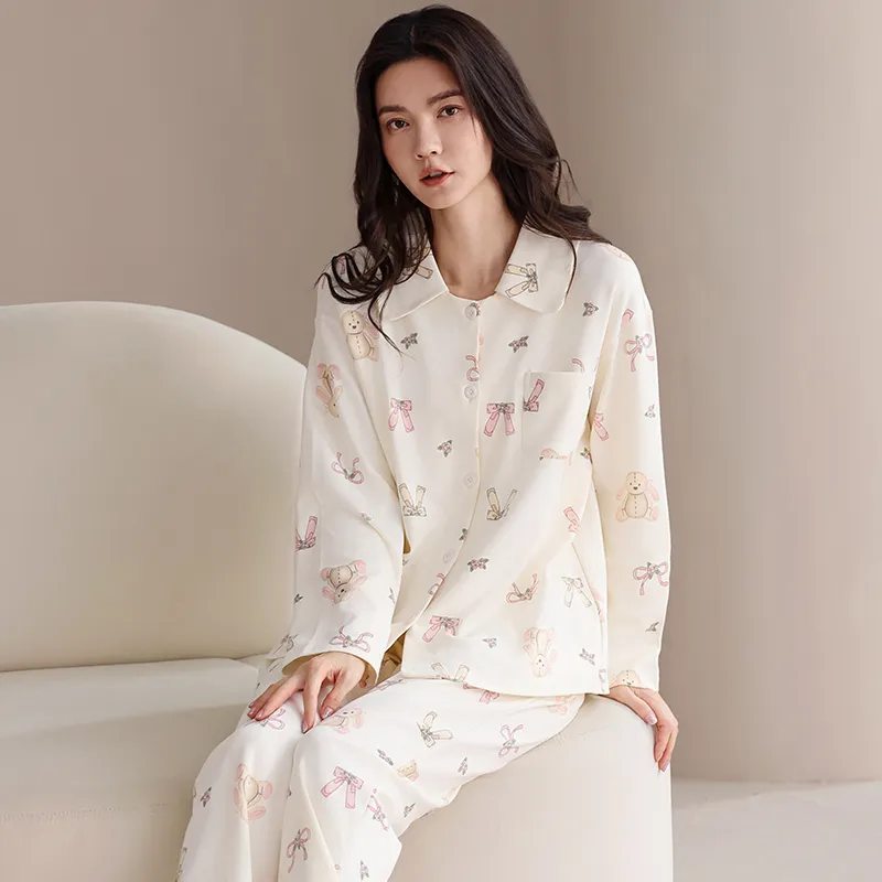 UAVAE Pajama Set Women's Image Color-4