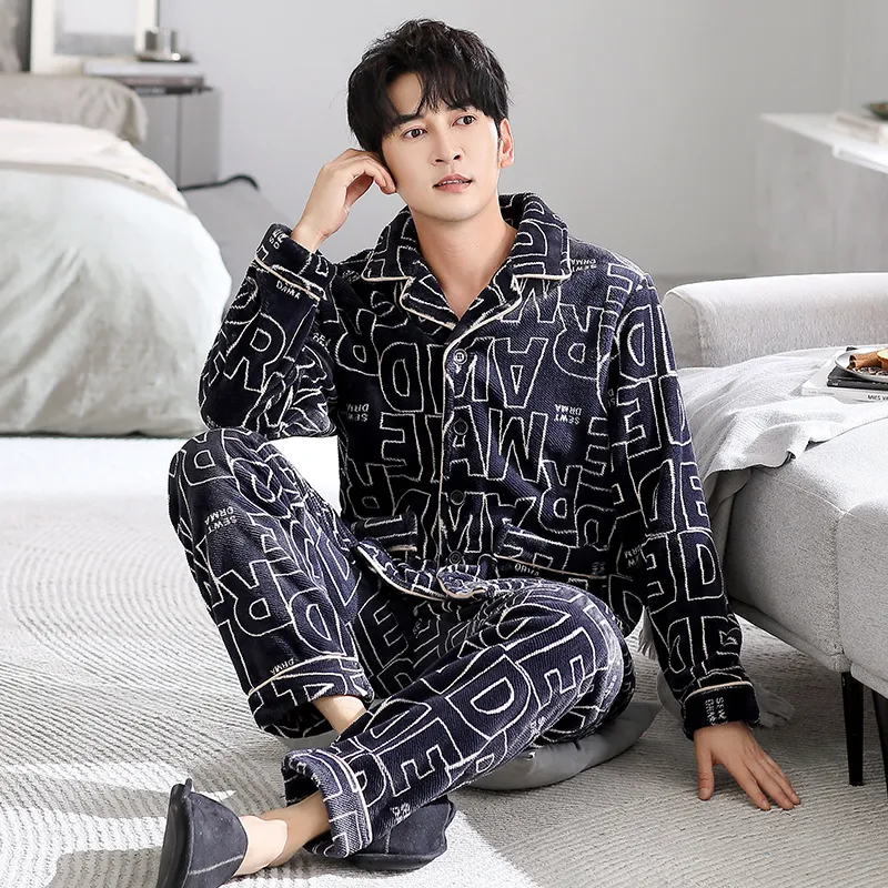 UAVAE Men Pajama Sets-5