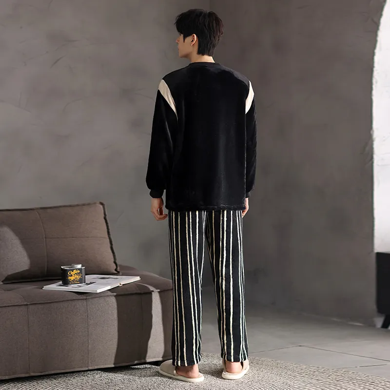 UAVAE Men Pajama Sets-5