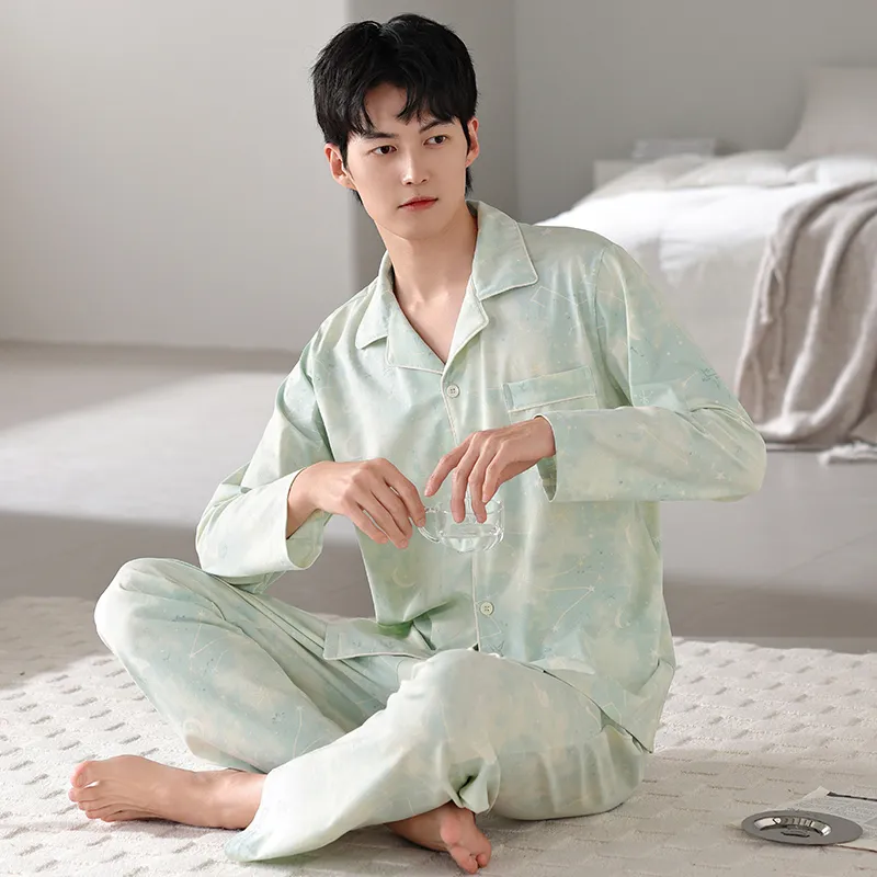 UAVAE Pajama Set Men's Image Color-3