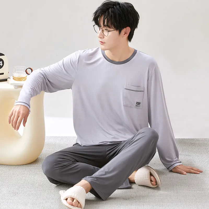 UAVAE Men Pajama Sets-4