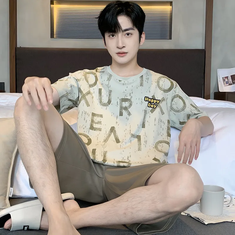 UAVAE Pajama Set Men's Image Color-1