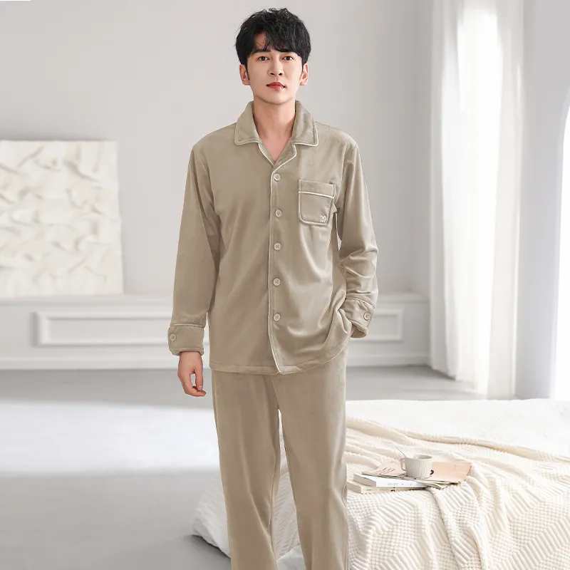 UAVAE Pajama Set Men's Image Color-4