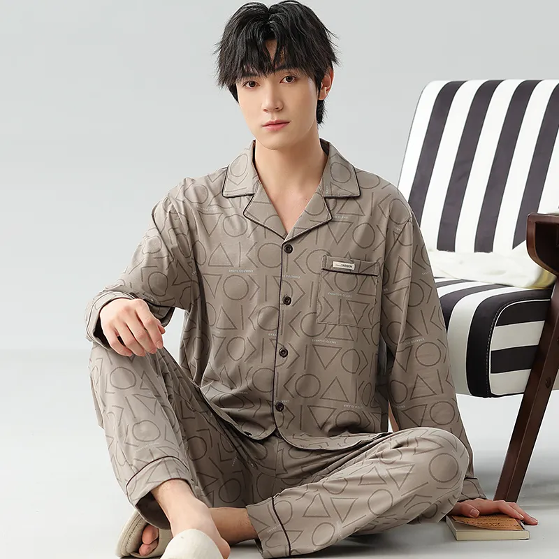 UAVAE Men Pajama Sets-3
