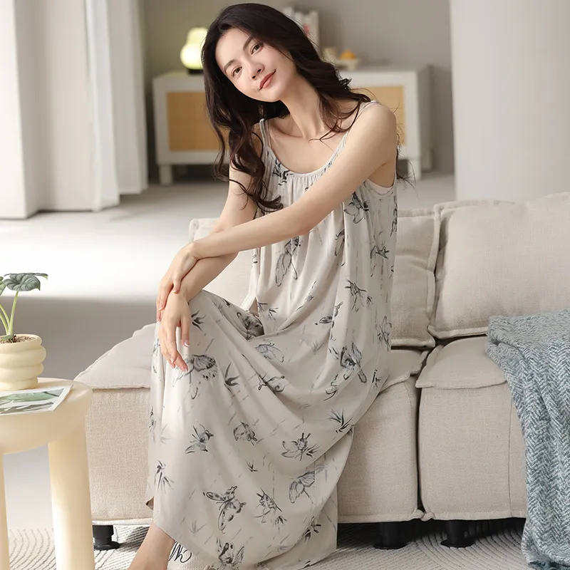 UAVAE Nightgown Women's Lotus Color-4