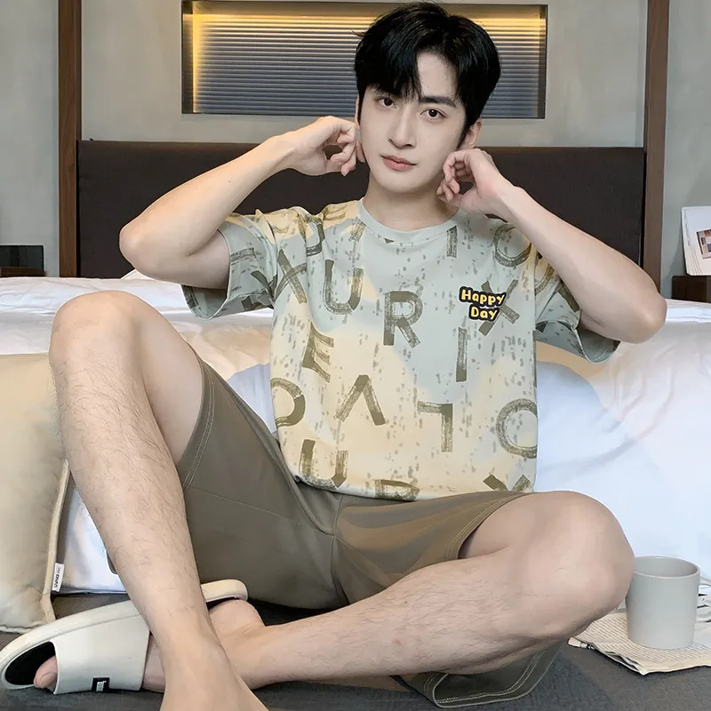 UAVAE Pajama Set Men's Image Color-3
