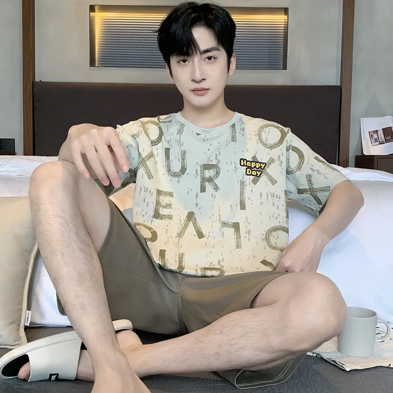 UAVAE Pajama Set Men's Image Color-5