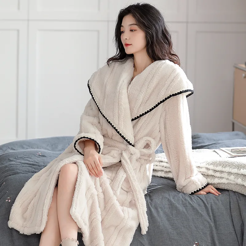 UAVAE Women's Bath Robes-1