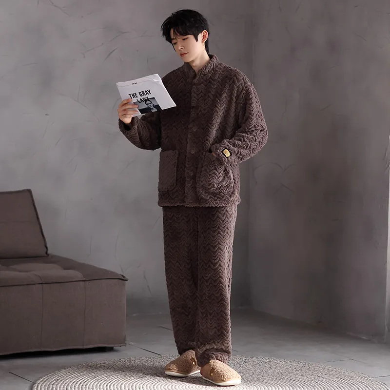 UAVAE Pajama Set Men's Image Color-4