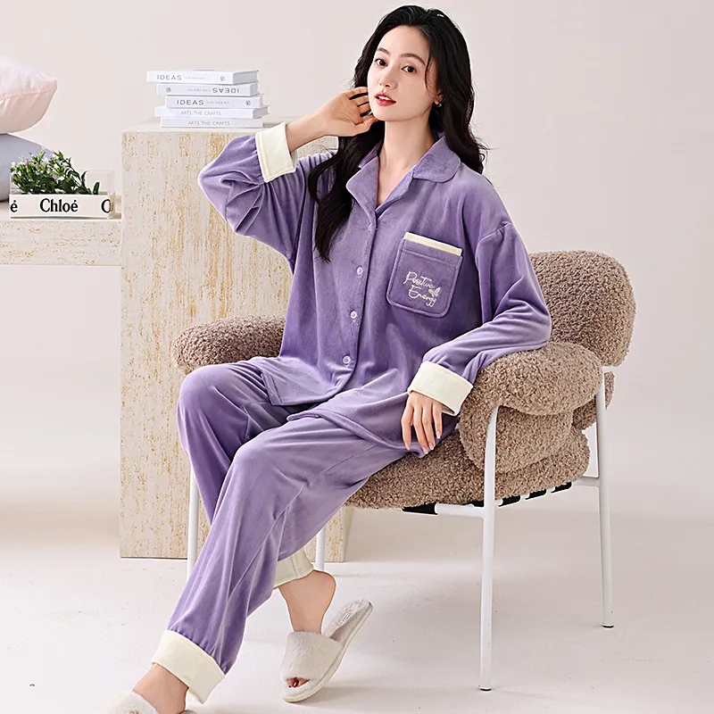 UAVAE Pajama Set Women's Image Color-4