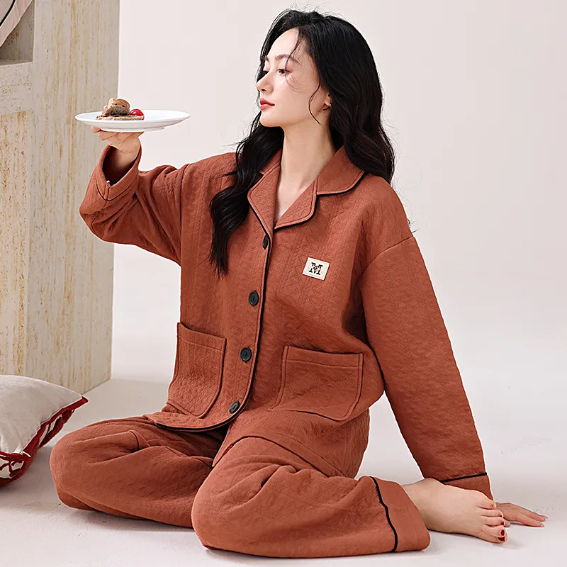 UAVAE Pajama Set Women's Image Color-5