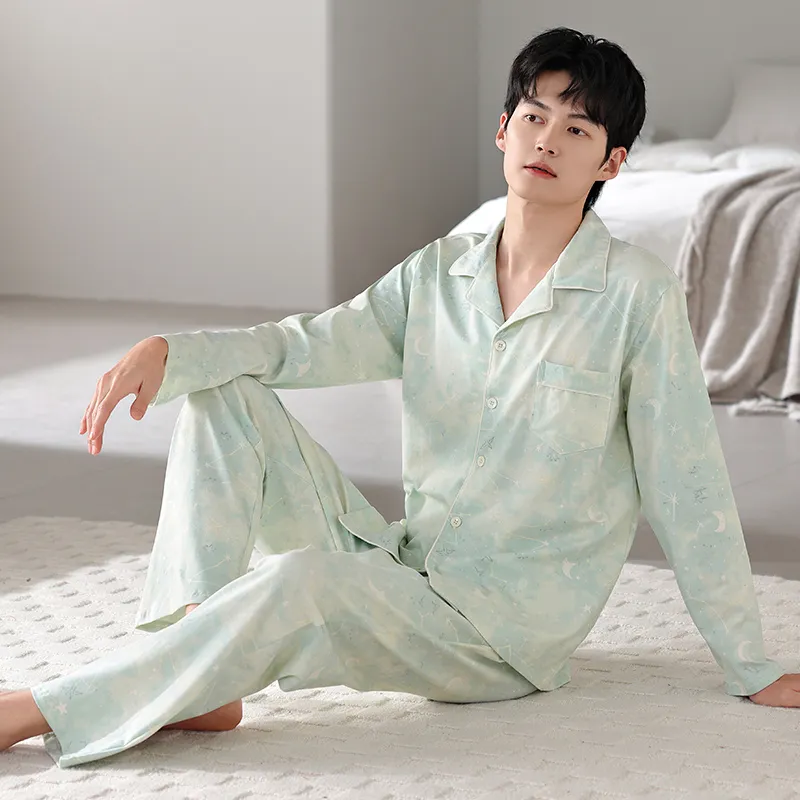UAVAE Pajama Set Men's Image Color-1