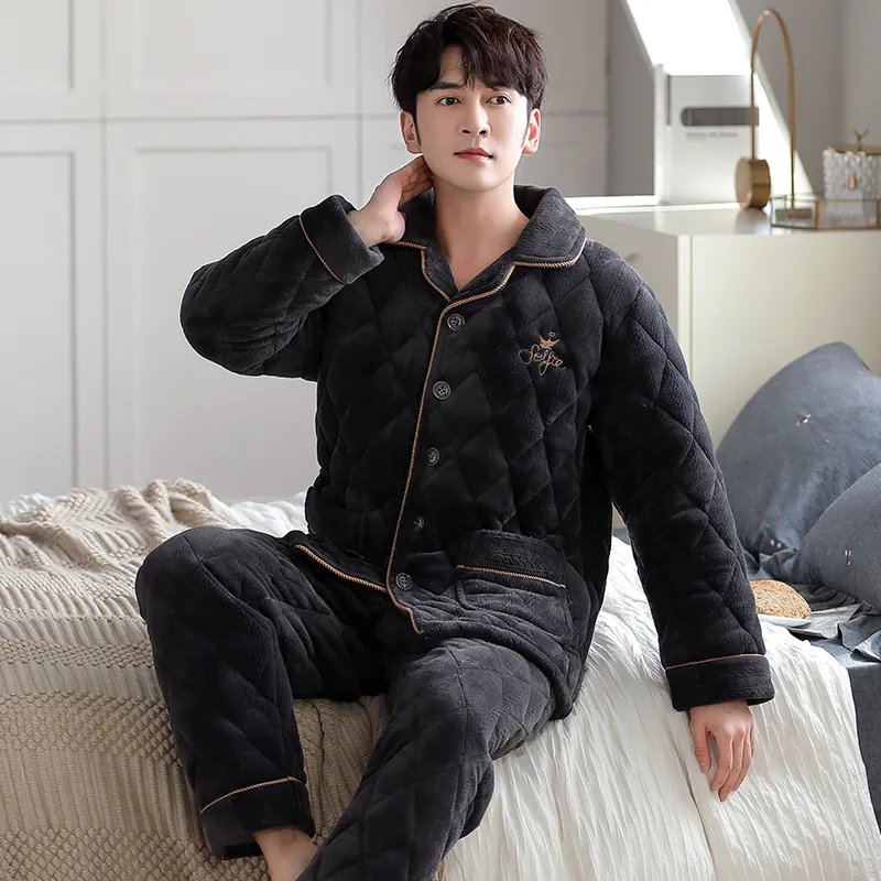 UAVAE Men Pajama Sets-5