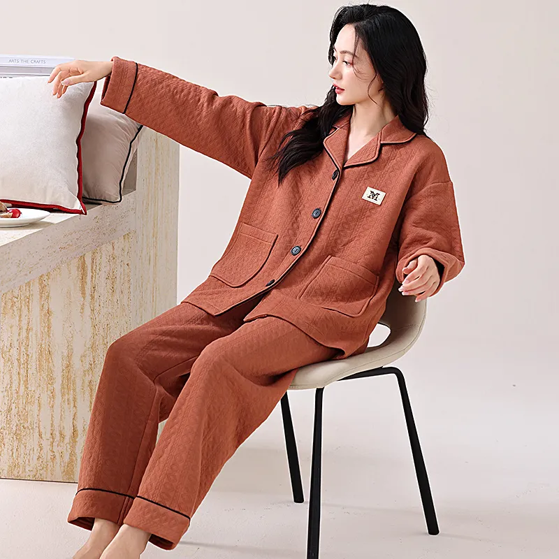 UAVAE Pajama Set Women's Image Color-4