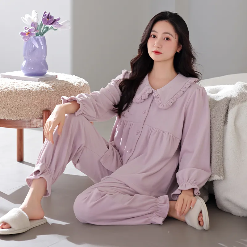 UAVAE Pajama Set Women's Image Color-2