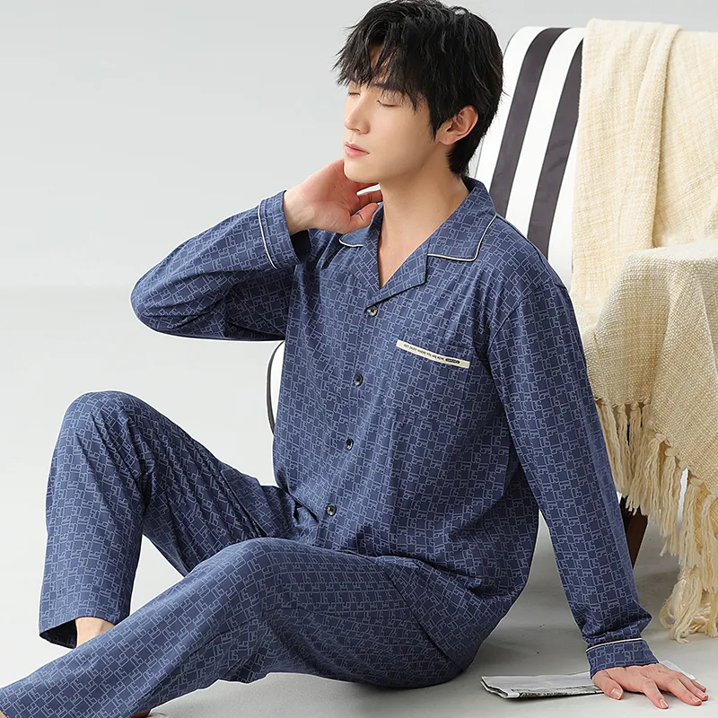 UAVAE Men Pajama Sets-8