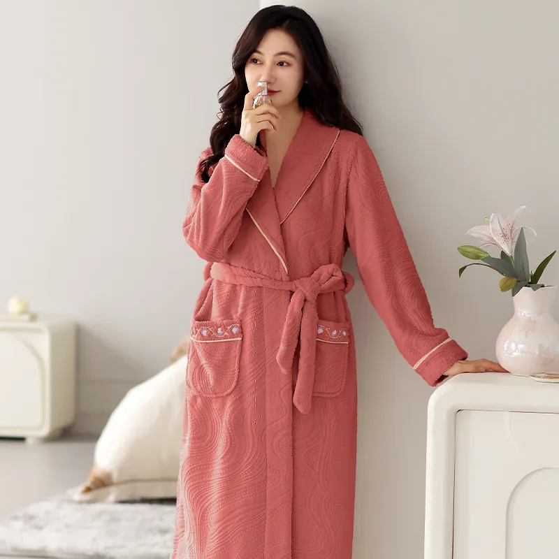 UAVAE Women's Bath Robes-22