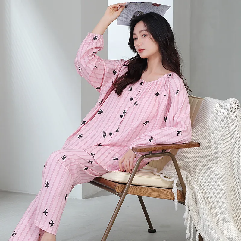 UAVAE Pajama Set Women's Image Color-4