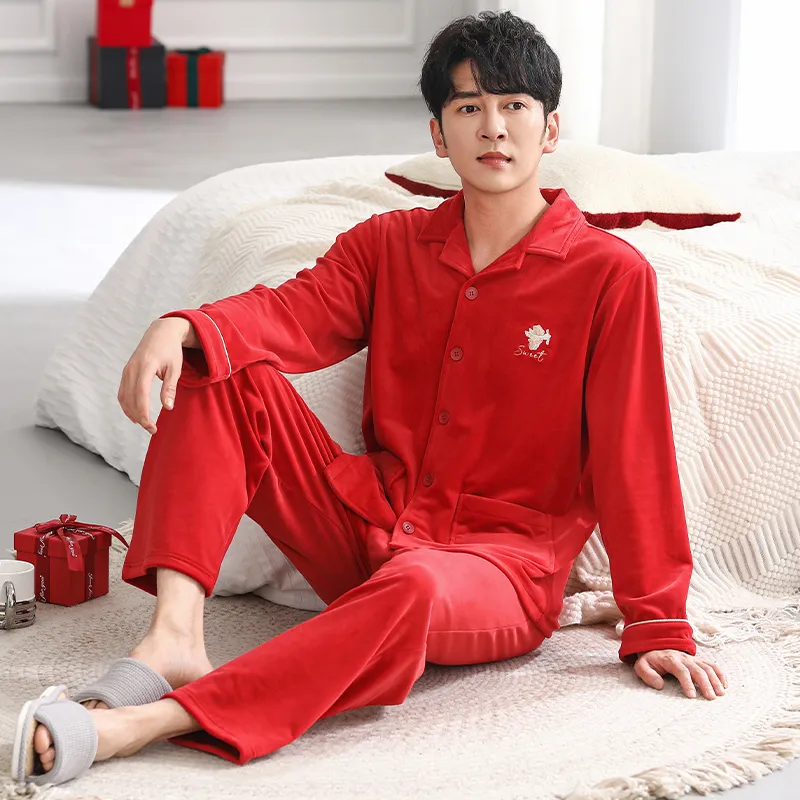 UAVAE Men Pajama Sets-4
