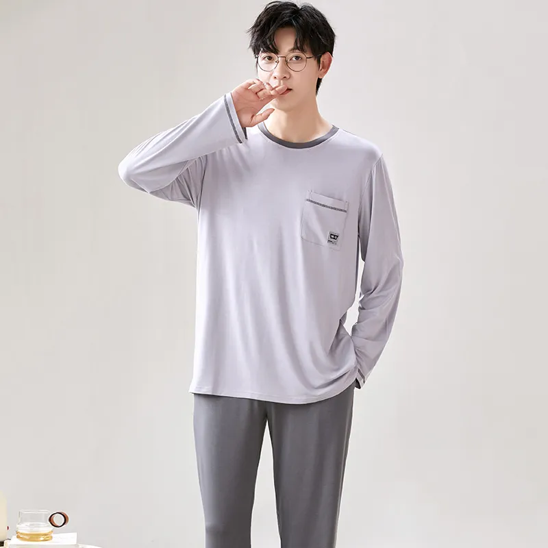 UAVAE Men Pajama Sets-5