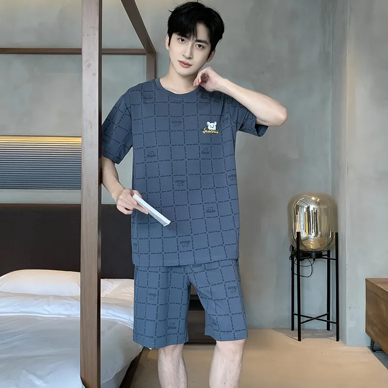 UAVAE Men Pajama Sets-5