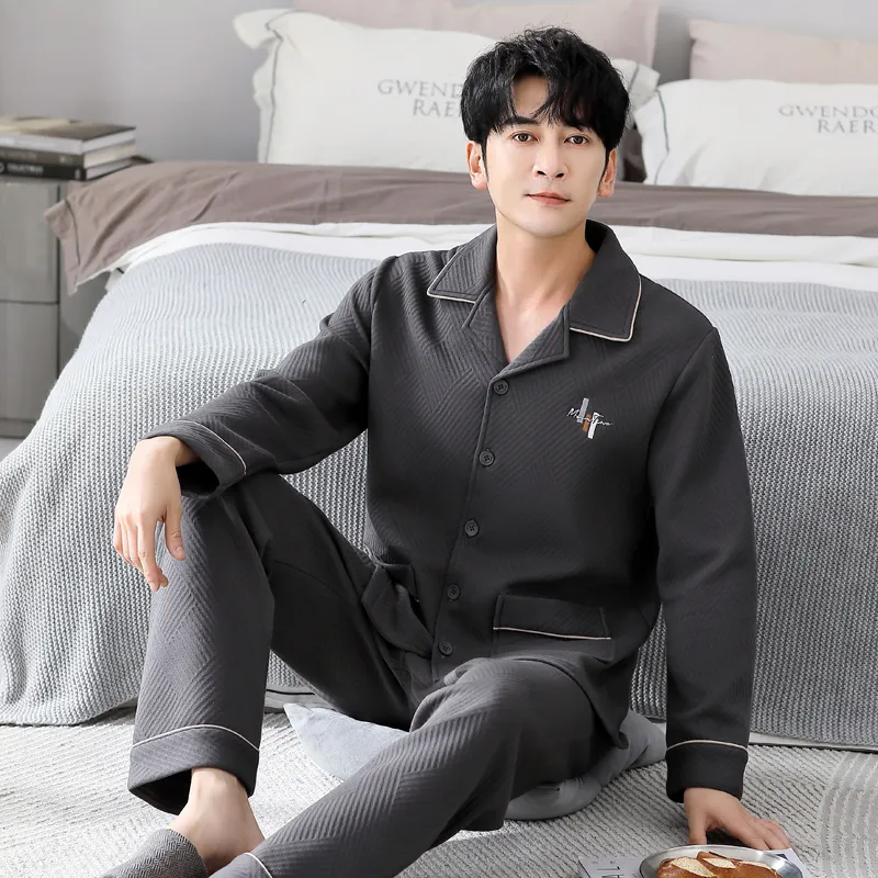 UAVAE Men Pajama Sets-5