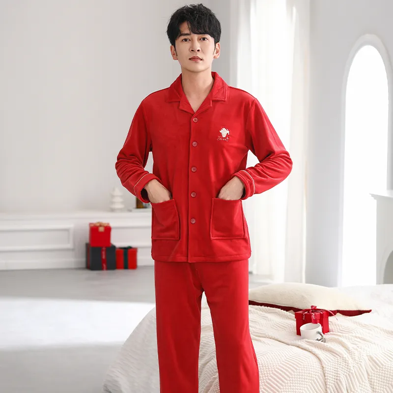 UAVAE Men Pajama Sets-5