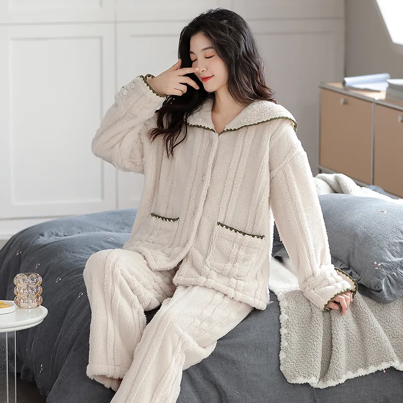 UAVAE Pajama Set Women's Image Color-1