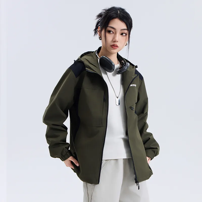 Kawasaki Waterproof And Windproof Windbreaker Jacket Unisex-14