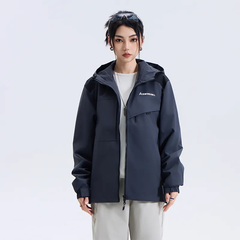 Kawasaki Waterproof And Windproof Windbreaker Jacket Unisex-5
