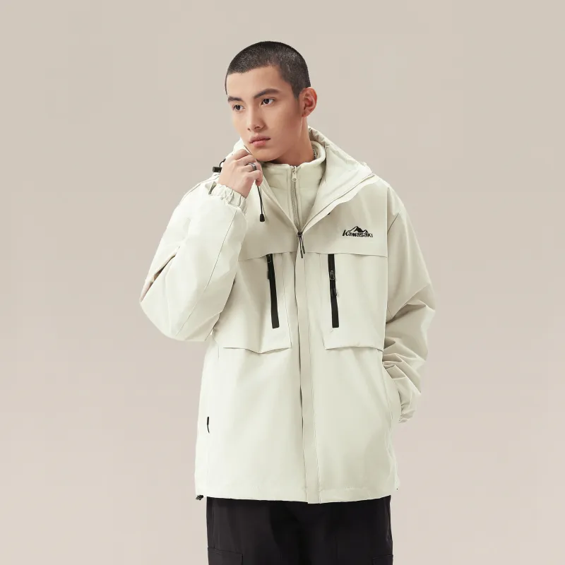 Kawasaki Windproof Wear Resistant Warm Water Repellent Windbreaker Jacket Unisex-22